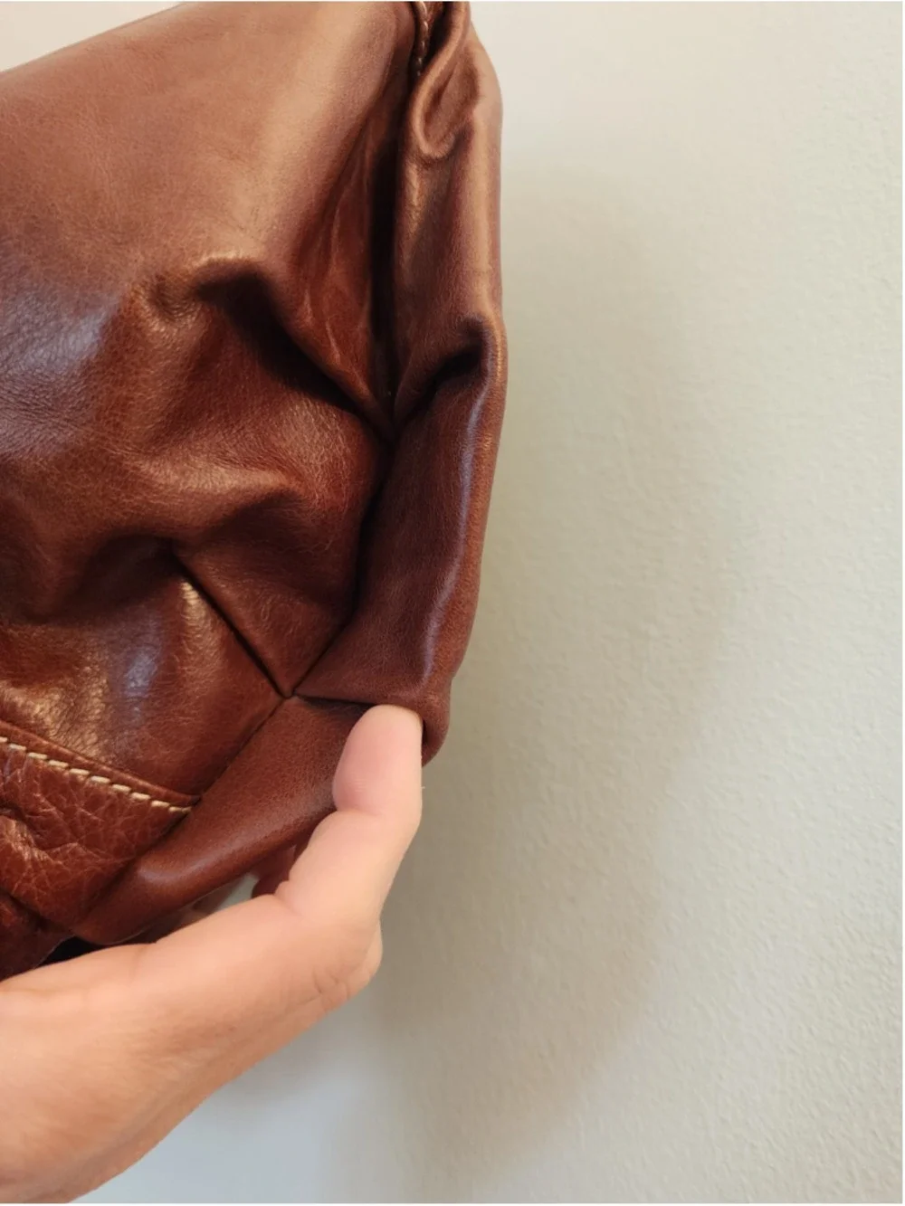 VINTAGE Sabina New York Leather Hobo Bag - Urban‎ Outfitters Y2K Boho Chic